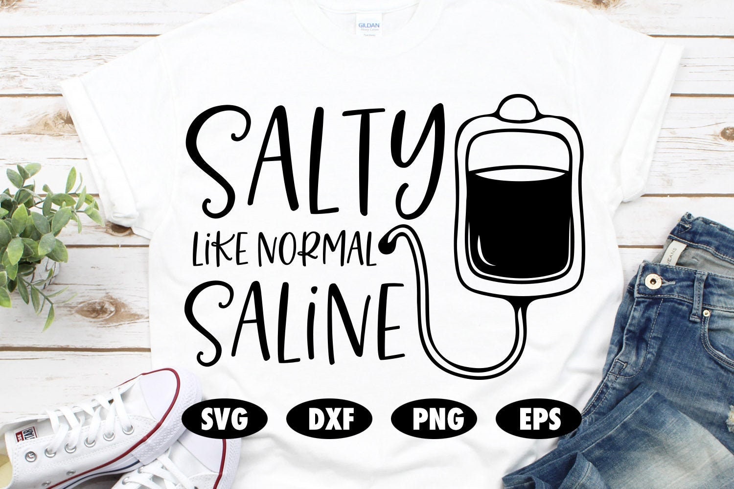 Salty Like Normal Saline SVG Funny Svg Nurse Svg Nurse Etsy Canada