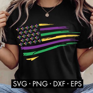 Flag SVG | Mardi Gras svg | New Orleans svg | Fleur de lis svg | Flag clipart | Mardi Gras pattern | Mardi Gras png | Louisiana svg