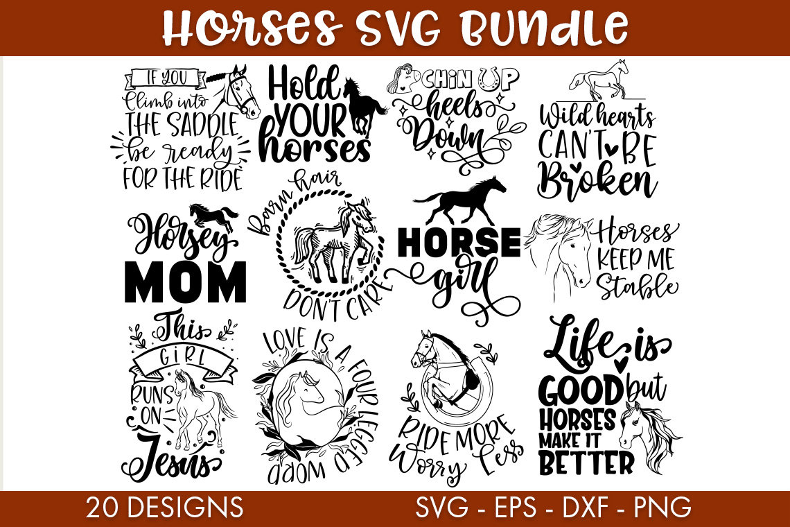 Horse SVG Bundle Horse Quotes Svg Horse Svg Quotes Svg Etsy
