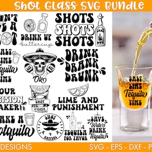 Shot Glass Quotes SVG Bundle, Shot glass svg, Shot glass png, Shot svg, Shot glass wrap svg, Tequila svg, Funny drinking svg, Funny drunk