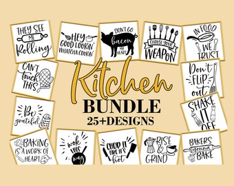Kitchen bundle svg, Funny kitchen bundle, Bundle svg, Funny svg, Kitchen svg, Quote svg, Kitchen clipart, Kitchen quotes svg, Sayings svg