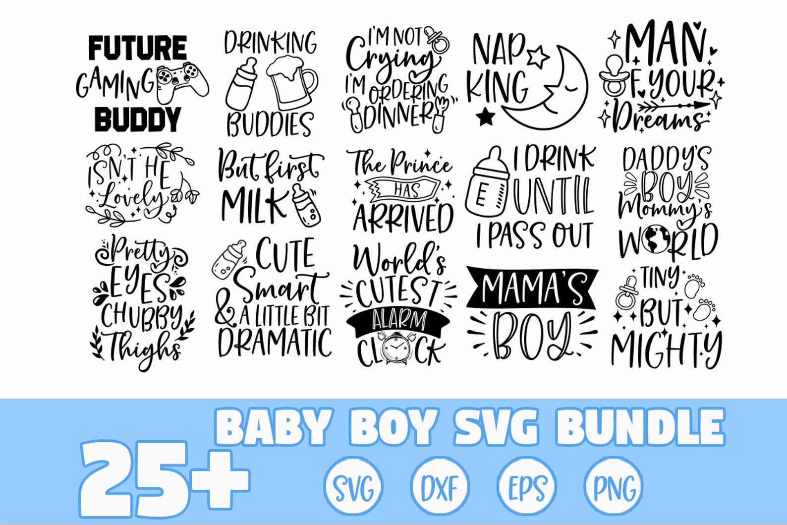 Baby Boy bundle svg Baby quotes svg Baby Boy svg Svg Etsy