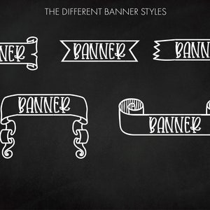 Banner Font, Banner Svg Font, Banner Doodle, Handwritten Font ...