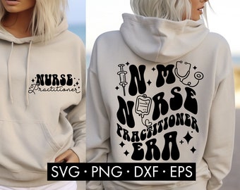 In My Nurse Practitioner Era SVG, Future Nurse Svg, Pocket SVG, Front and back svg, Nurse Svg, Funny nurse svg, nurse shirt svg, nurse png