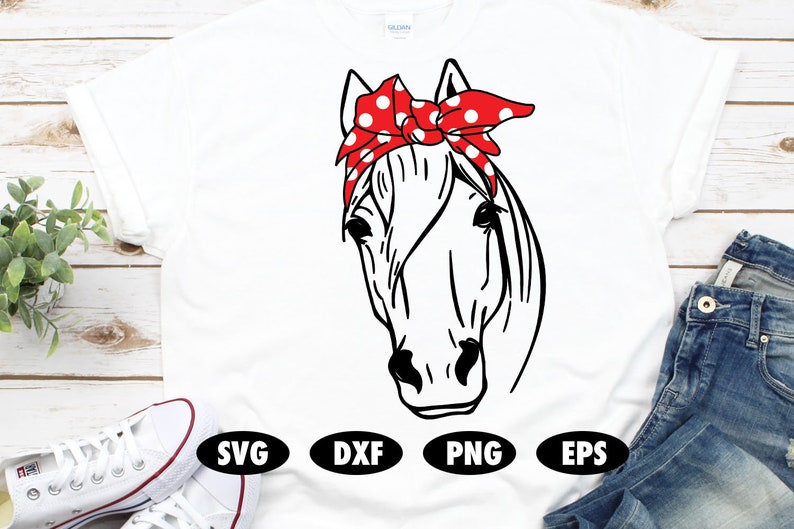Download Horse bandana svg Horse svg Cute animal svg Animal svg | Etsy