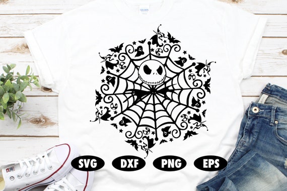 Download Nightmare Before Christmas Mandala Svg Zentangle Svg Mandala Etsy