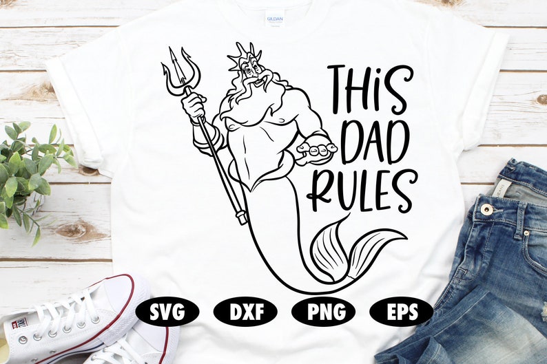 Free Free 163 Little Mermaid Dad Svg SVG PNG EPS DXF File
