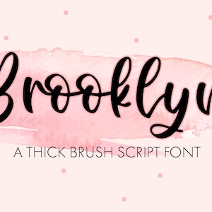 Brooklyn font, Wedding font, Script font, Calligraphy font, Cricut font, Feminine font, Handwritten font, Digital font, Svg font