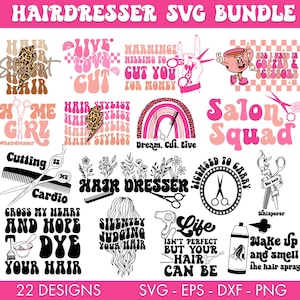 Hairdresser SVG Bundle, Hairstylist SVG Bundle, Hairdresser SVG, Hairdresser quotes svg, Funny hairdresser Svg, Hair stylist svg, Salon svg