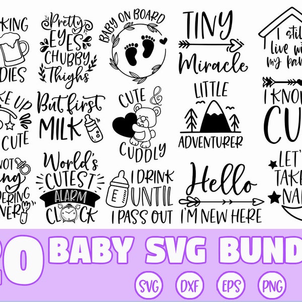 Baby bundle svg, Baby quotes svg, Baby Boy svg, Svg bundle, Bundle, Baby svg, Newborn svg, Baby girl svg, Baby cut file, Funny baby svg