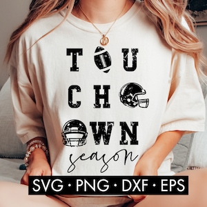 Touchdown SVG, American Football svg, Football svg, Game day svg, Distressed football svg, Football mom svg, Football Season svg, png
