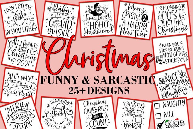 Download Sarcastic and Funny Christmas svg Bundle Christmas svg | Etsy