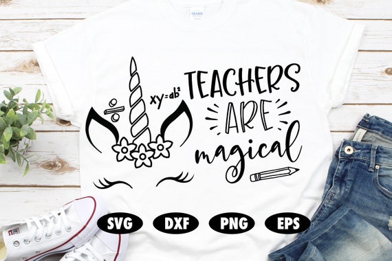 Download Teachers Are Magical Svg Unicorn Svg Teacher Svg Teacher Etsy