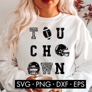 Touchdown SVG, American Football svg, Football svg, Game day svg, Distressed football svg, Football mom svg, Football Season svg, png