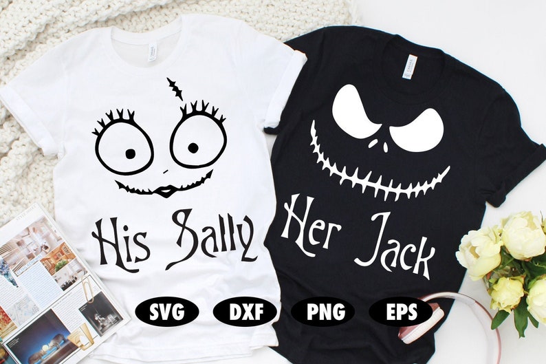 Download Nightmare before Christmas svg His Sally svg Her Jack svg ...