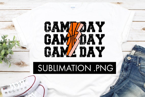 Game Day Basketball Png Lightening Graphic by mainandmouse · Creative  Fabrica
