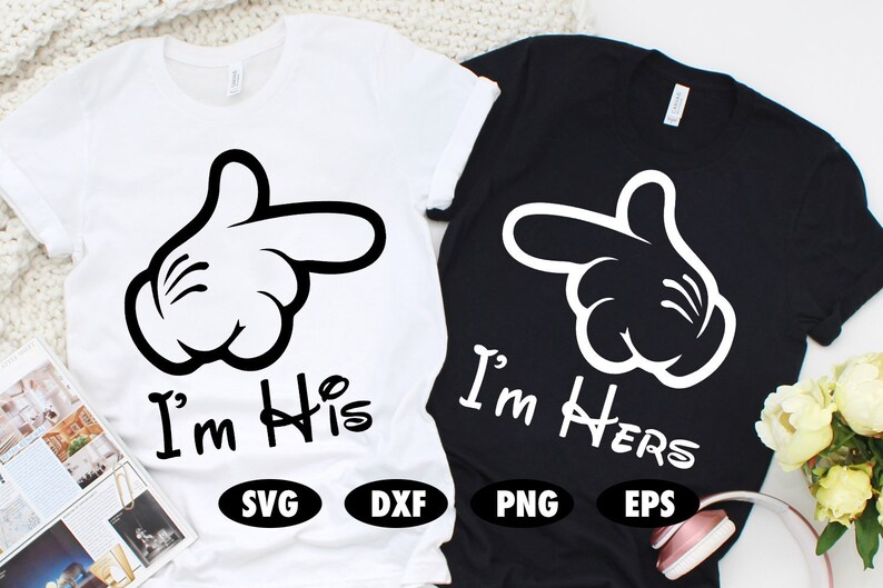 Download I'm his svg I'm hers svg Mickey mouse svg Mickey | Etsy