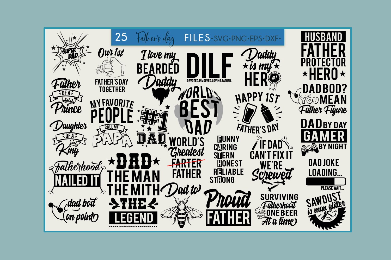 Fathers Day Bundle Svg, Fathers Day Bundle, Bundle Svg, Funny Svg, Dad ...