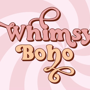Fonte Retro Boho, Fonte Groovy, Fonte Retro, Fonte Vintage, Fonte SVG, Fonte Boho, Vibrações Boho, Boho svg, Alfabeto Boho, Letras retrô, retrô