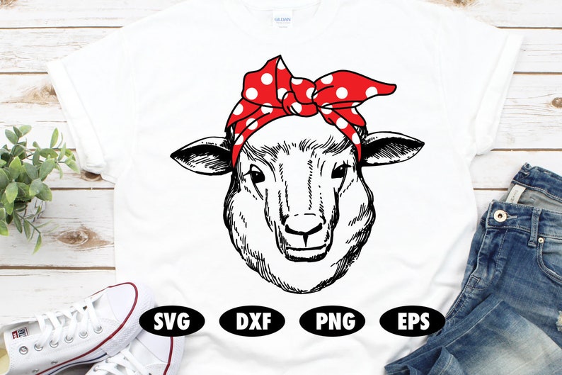 Download Sheep bandana svg Farm animal bandana svg Sheep svg Farm | Etsy