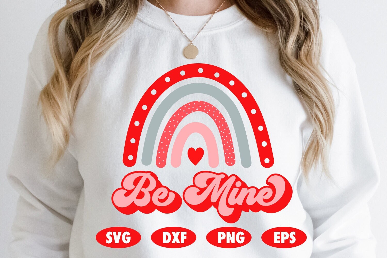 Be Mine Rainbow SVG Heart Rainbow Svg Love You Svg - Etsy