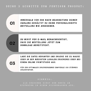 Patenurkunde Regenbogen Geschenk personalisiert, Patenonkel Patentante, Urkunde, Taufe Geschenk, Patenbrief DIN A4, Download zum Ausdrucken bild 8