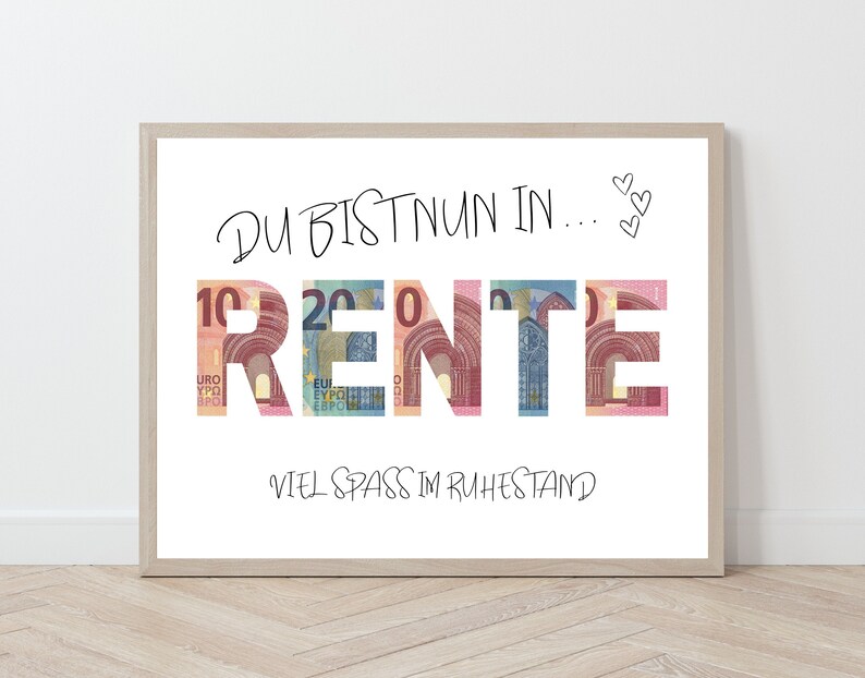 Aweker Bierglas Rente Geschenk 2025 - 580ml Rentner Geschenk Kollegen