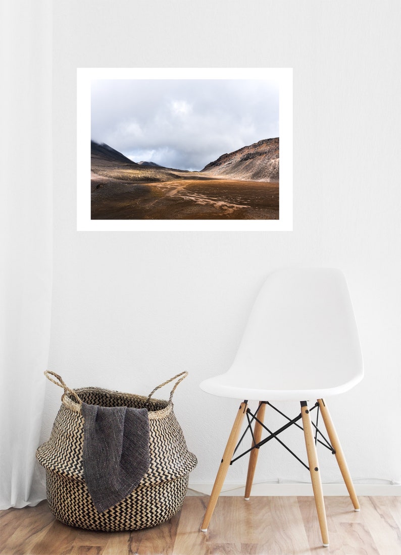 Tongariro National Park Nature Photo New Zealand Landcape Red Sand Dunes Tongariro Alpine Crossing Wilderness Digital Download Hiking