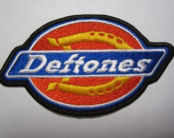 Deftones Mens Sacto Embroidered Patch Red