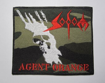 Sacrifice embroidered logo back patch thrash metal metallica annihilator voivod