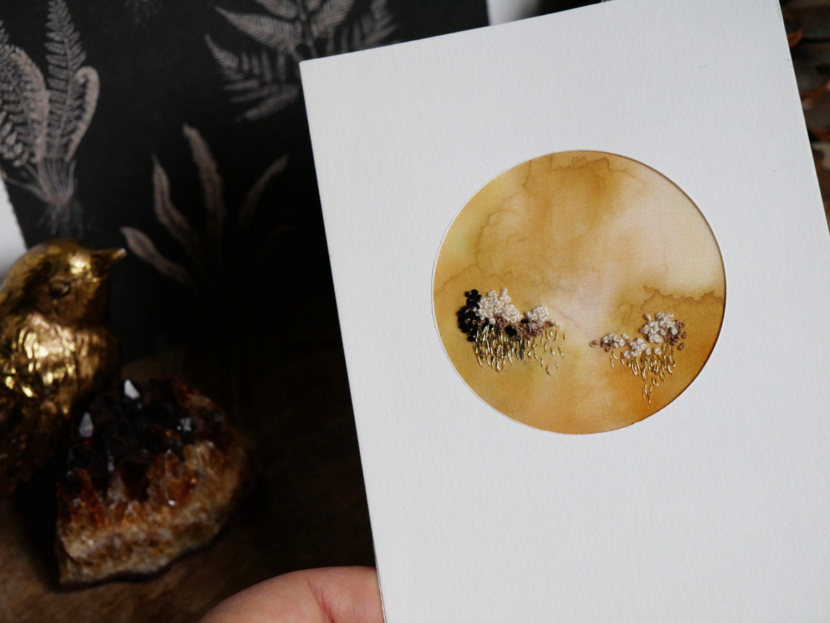 Leo Carte Brodée A6