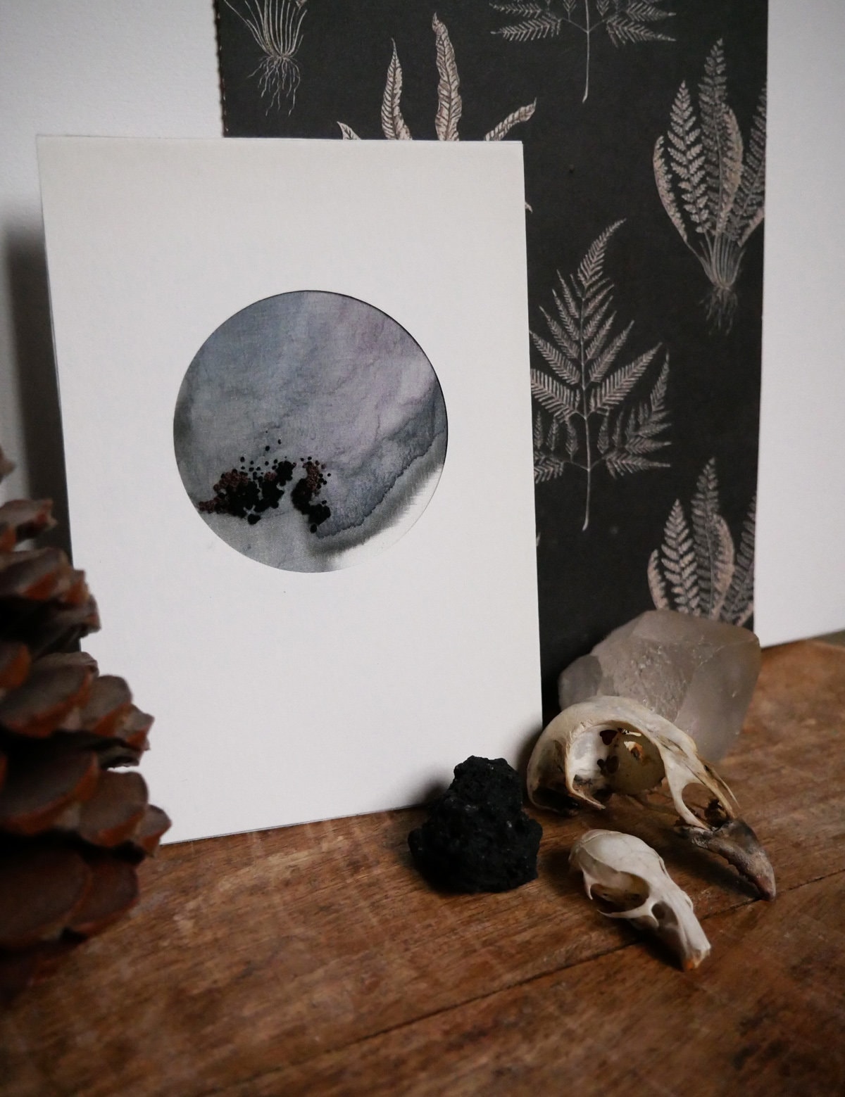 Scorpio Carte Brodée A6