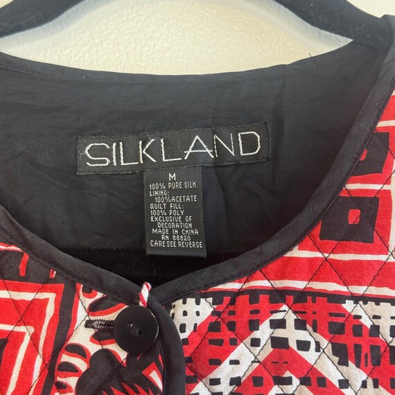 Vintage 90s Silkland patchwork jacket - image 4