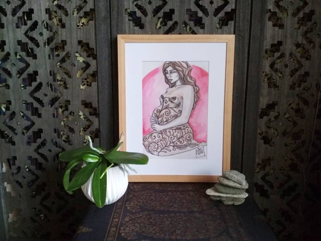 Série Limitée A4, La Femme Terre Gaïa.