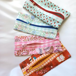 Trousse école, trousse patchwork
