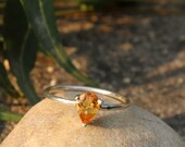 Natural Yellow Citrine Ring - 925 Sterling Silver Ring - Birthstone Citrine Ring - Gift Yellow Ring - Citrine Jewelry - November Birthstone