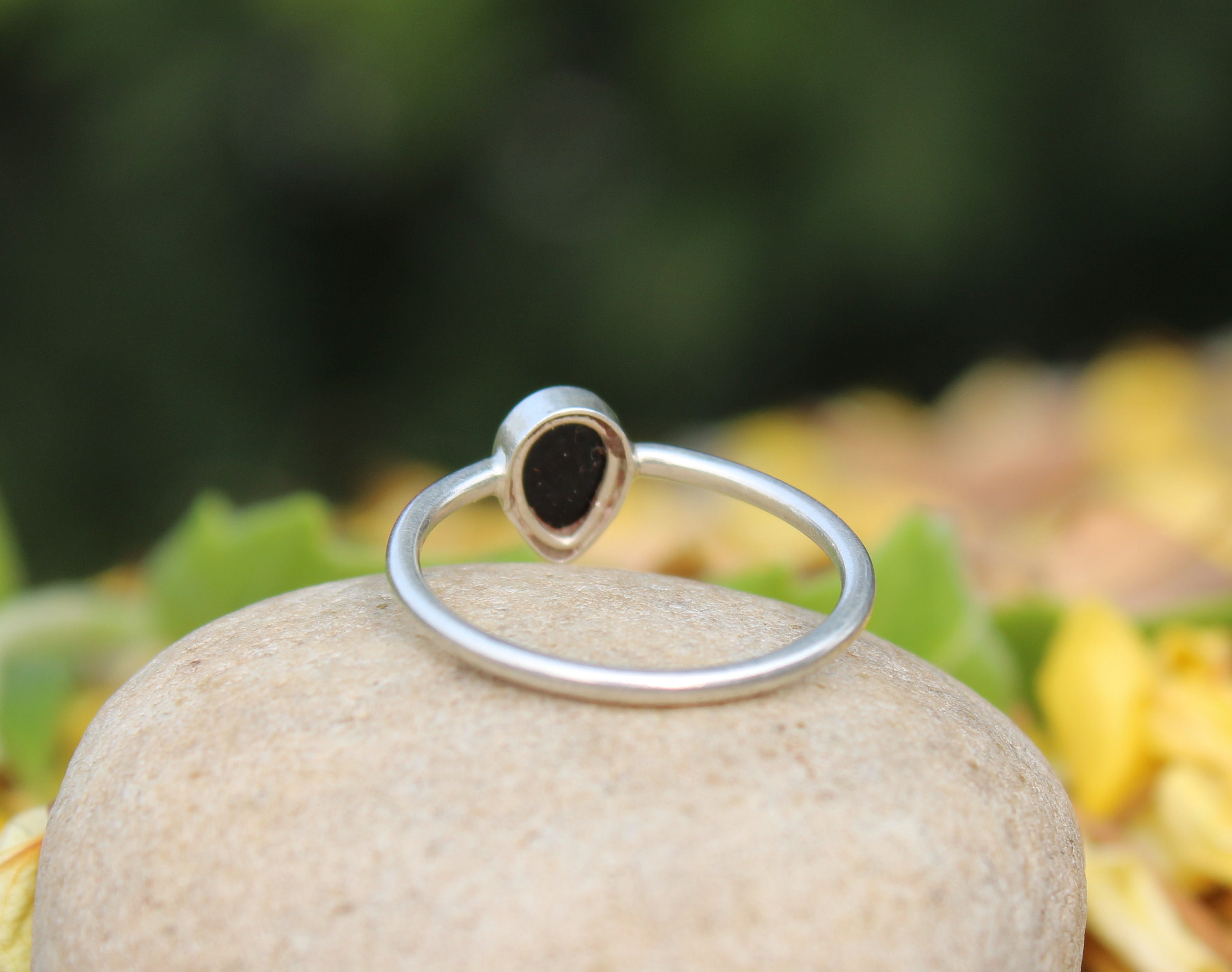 Black Onyx Ring - 925 Sterling Silver Ring - Onyx Ring - Gift Ring