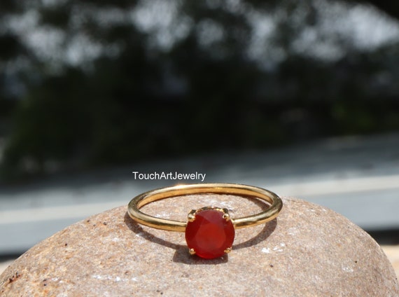 Etsy 2024 carnelian ring