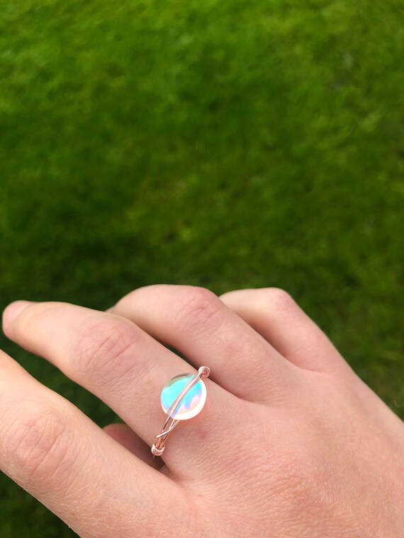 aura quartz ring
