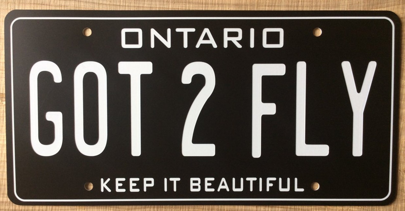 Custom Engraved Novelty Ontario Licence Plates Etsy