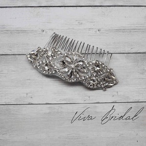 Wedding Bridal Comb, Rhinestone Comb, Bridal Comb Crystal, Wedding Crystal Hair Comb,  Vintage Crystal Comb