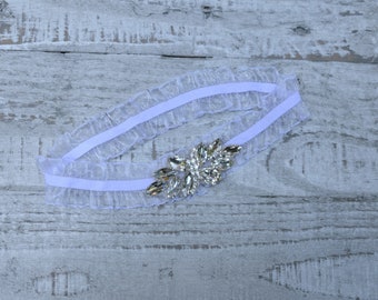 White Wedding Garter Toss ,  Wedding Garter , White   Bridal Garter, Garter Toss, DSC_8268