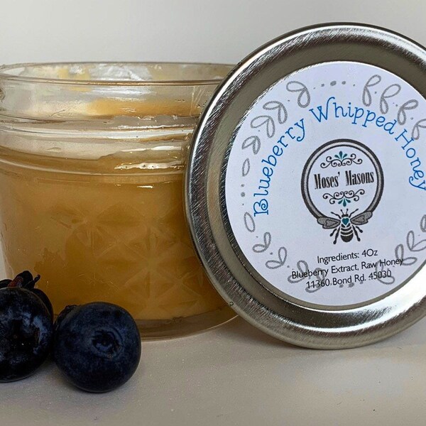 Blueberry Whipped Honey