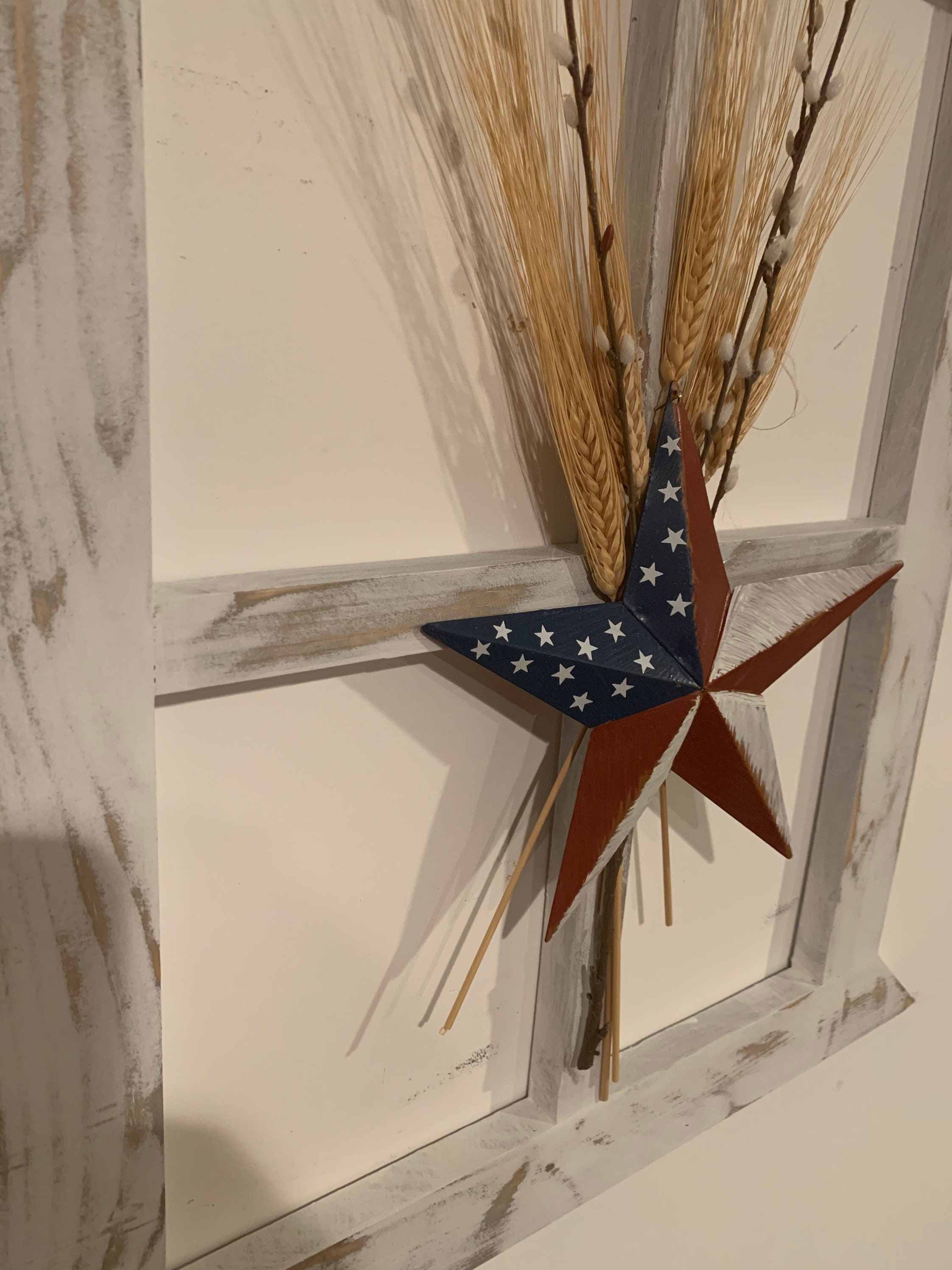 Rustic Wooden American Wall Decor Etsy UK