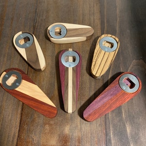 Handmade wooden Bottle Openers