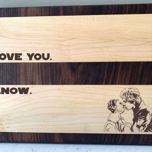 Science Fiction Fan Gift,Custom Cutting Board, Personalized Cutting Board, Custom Cutting Board, Wedding Gift