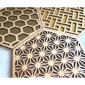 Select-a-size Geometric Coasters,geometric,new Home Gift,unique Gifts ...