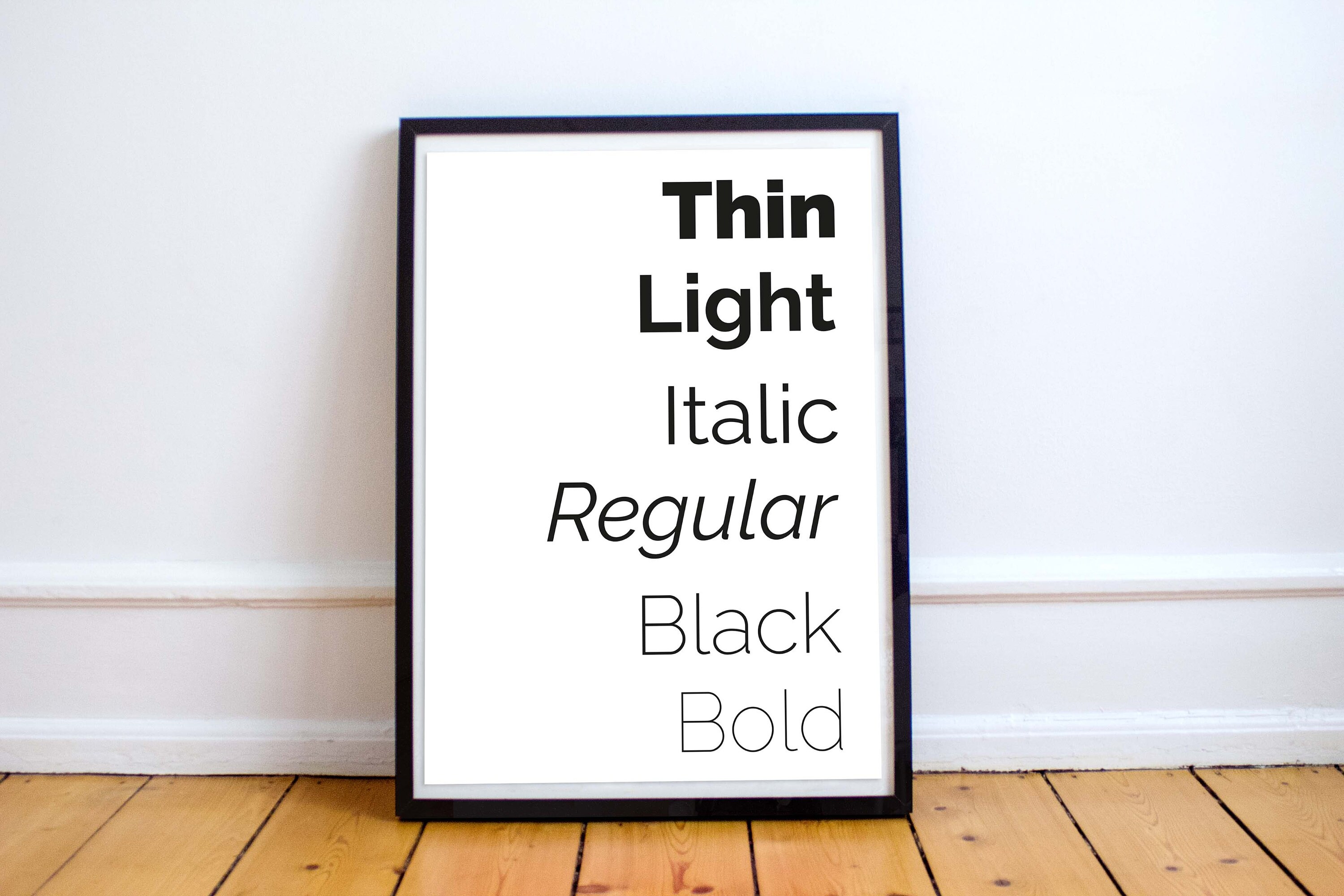 Typografische poster typografie Wall Art Instant Download | Etsy