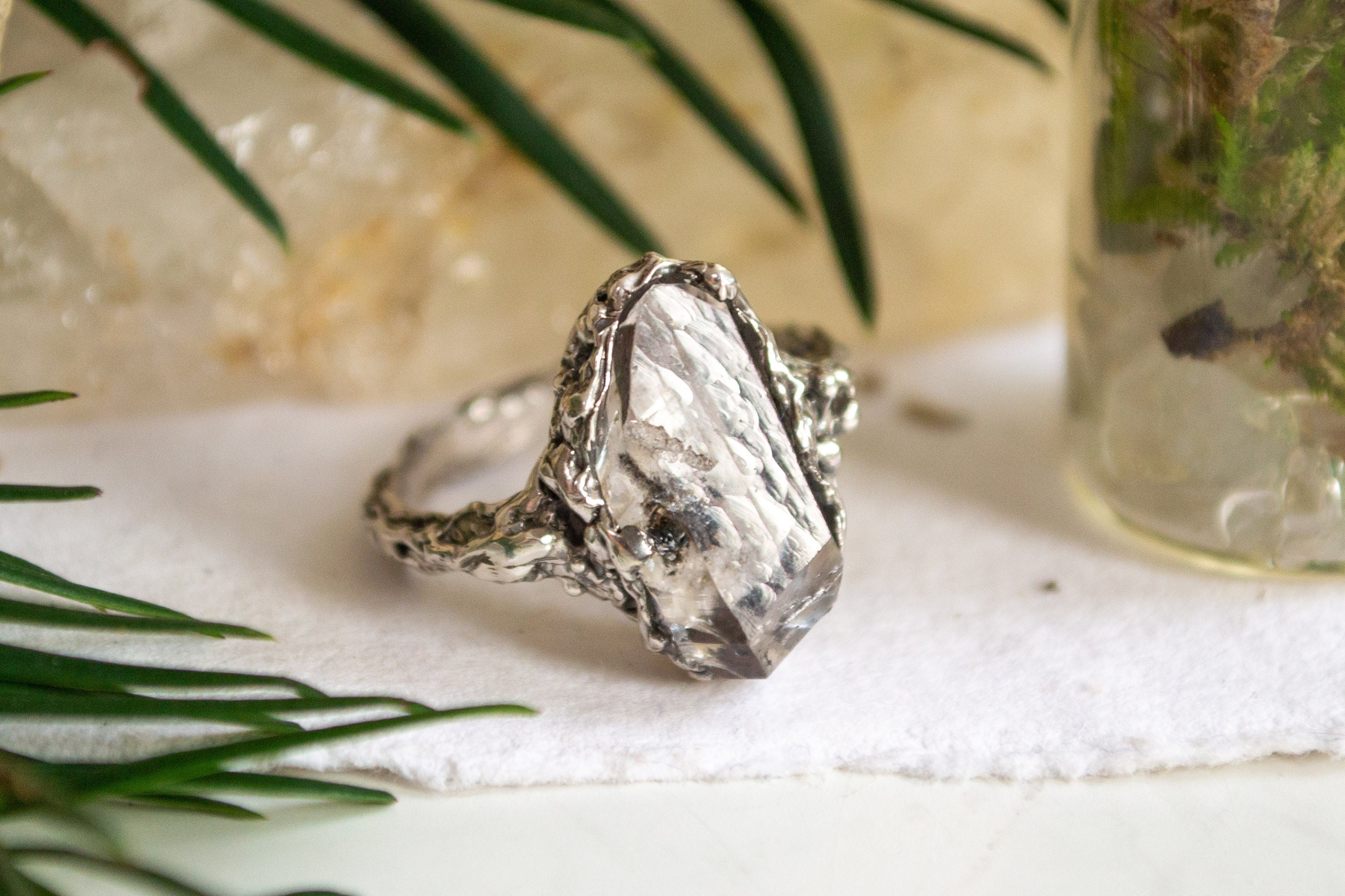 Herkimer diamond rings deals
