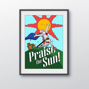 Praise The Sun - Digital Poster